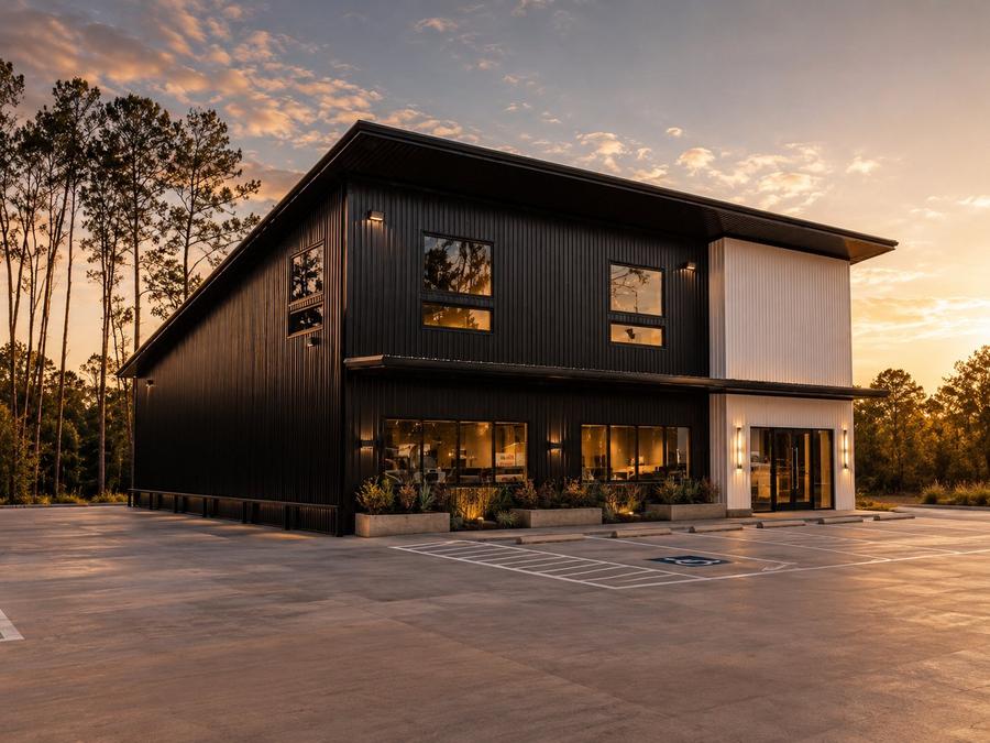 Flex and office warehouse render